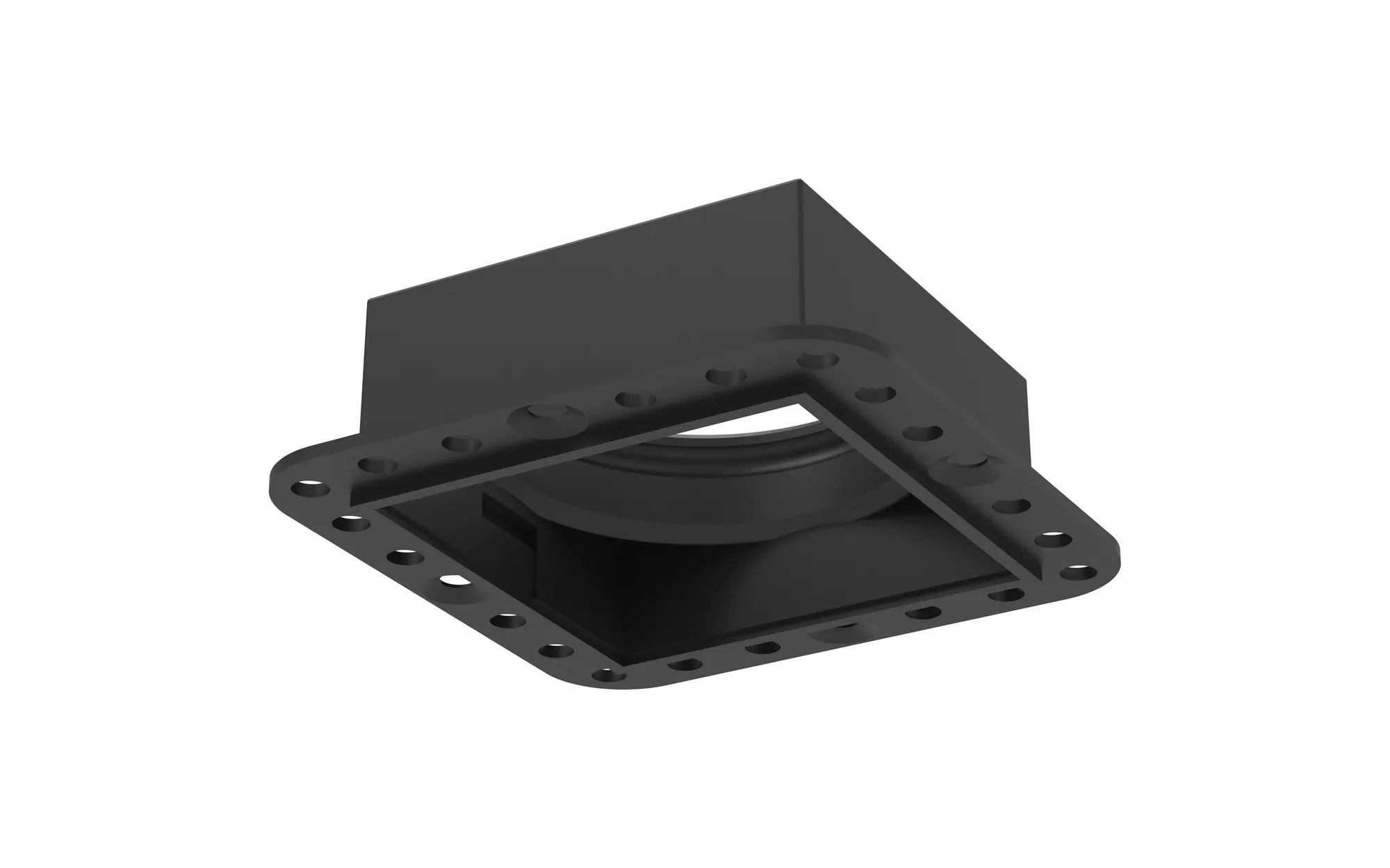 M9705  Sunrise 8W  Trimless Square Recessed Led spotlight,Black outer frame, Cut out :55x55, 3yrs Warranty